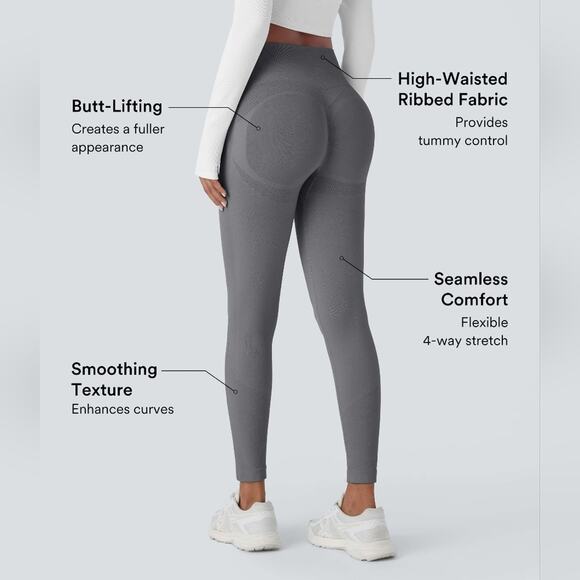 NWT Halara Seamless Leggings Size Large - Picture 9 of 9